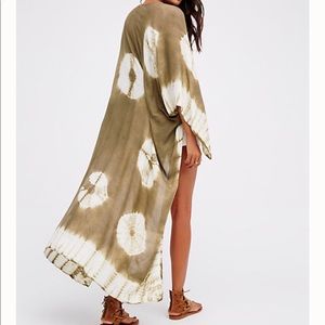 Free people tie dye kimono